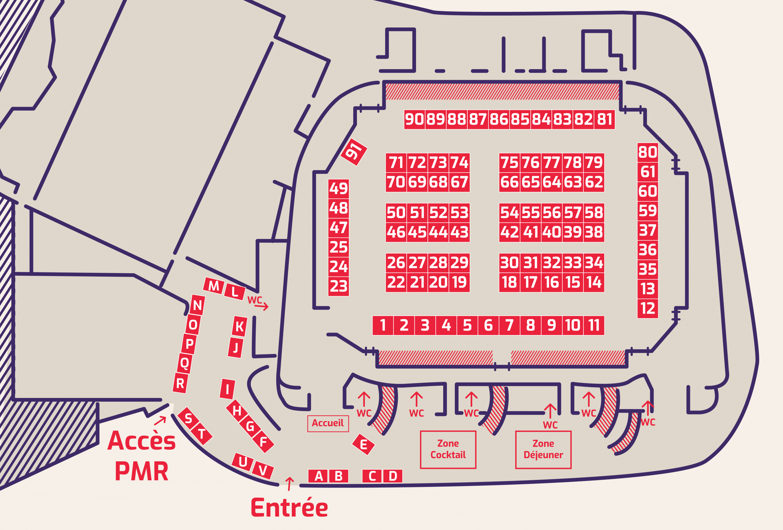 Plan du Forum de l’emploi